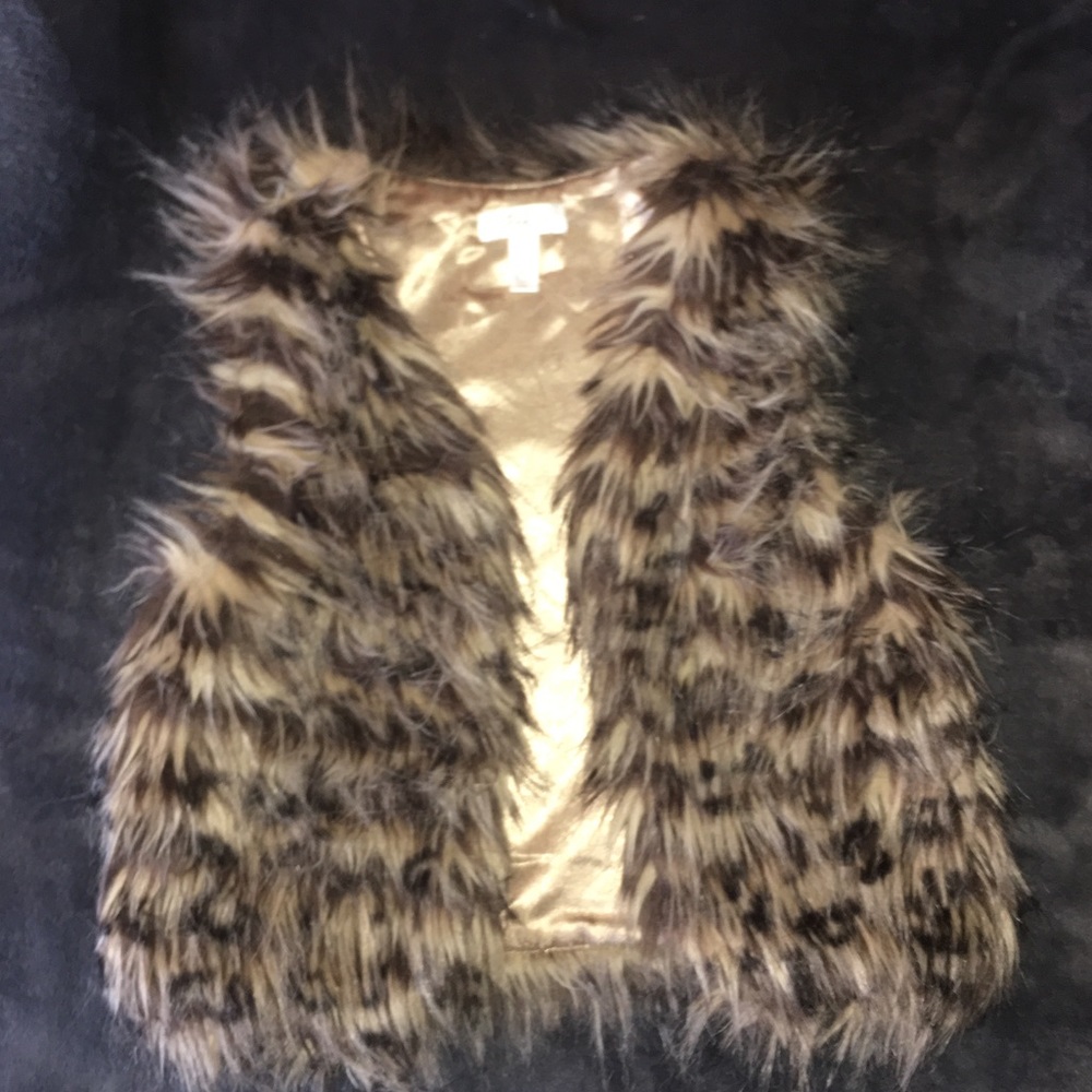 FAUX FUR VEST - MEDIUM - Kids